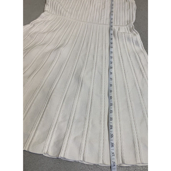 Anne Klein Dress Womens XL Ex-Large Sleeveless Cream Crochet Knit Summer Dress - Picture 12 of 12